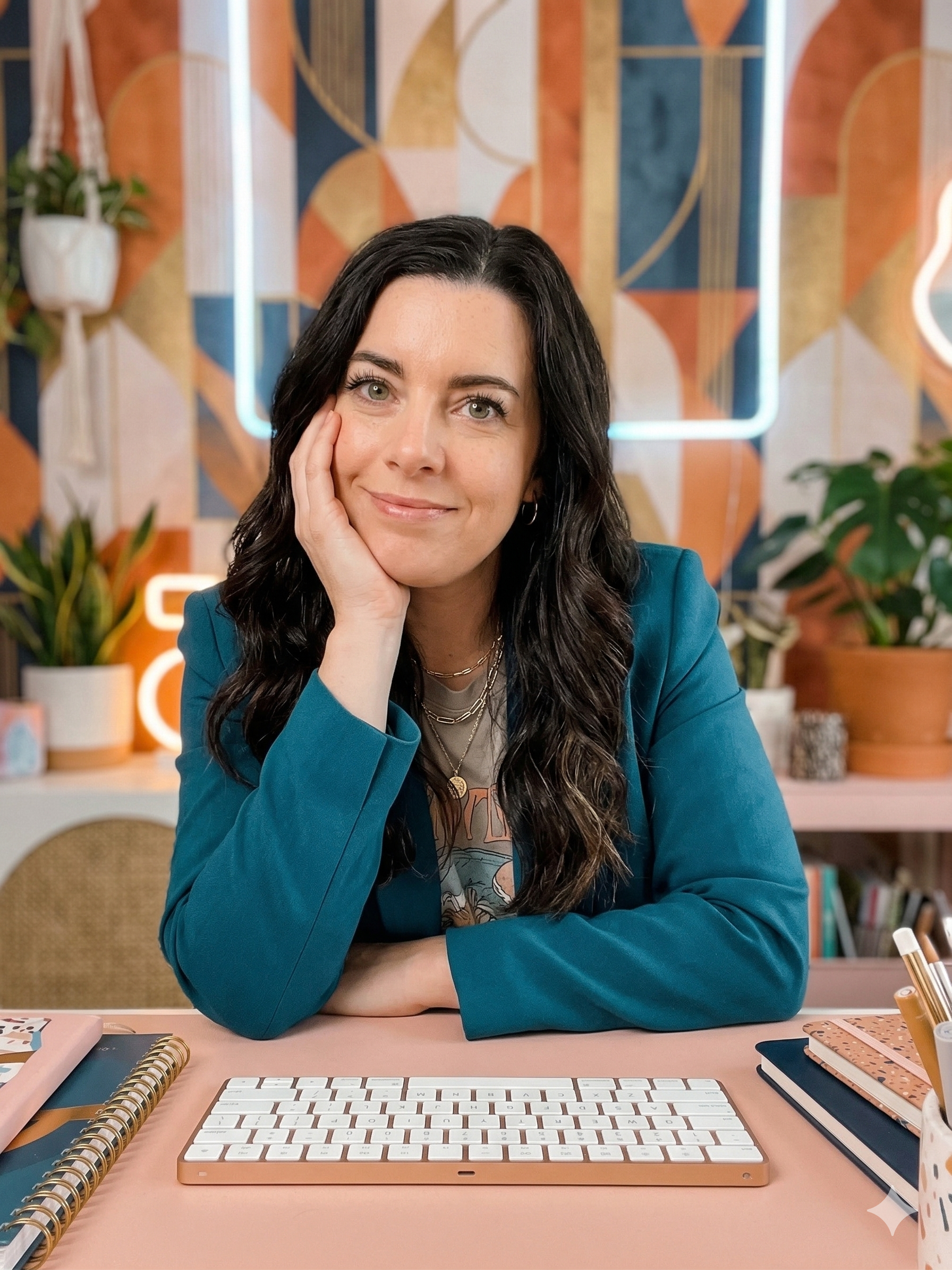 Mélanie Lavigueur à son bureau